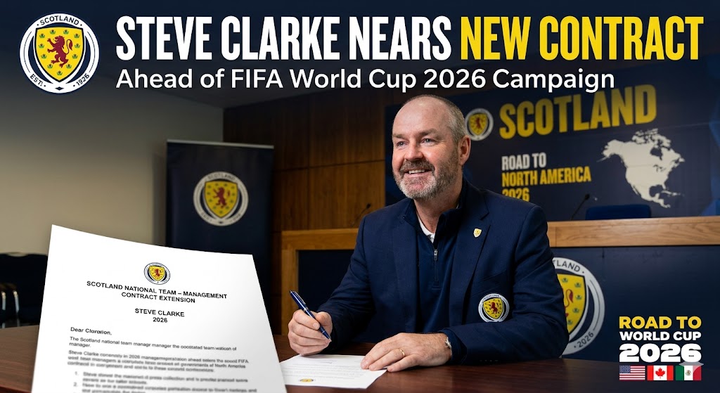 Steve Clarke Nears New Scotland Contract Ahead of FIFA World Cup 2026