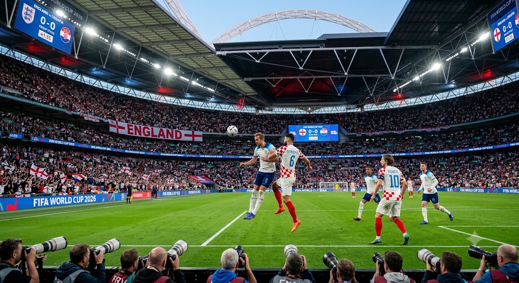 England vs Croatia Emerges as One of the Most Anticipated Group Stage Matches